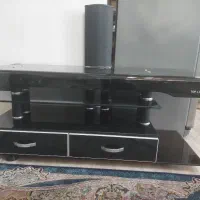 میز تلویزیون شیشه ایی