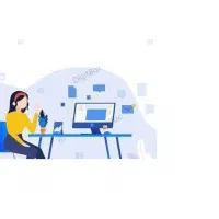 تعدادی همکار خانم در دفتر اداری