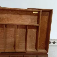 جا قاشقی داخل کابینت چوبی