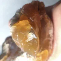 سنگ راف عقیق زرد اصل معدنی سنگ عسلی و تیره خرمایی