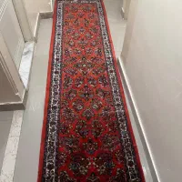 کناره گوشتدار دست باف ساروق نقشه دسته گلی امریکایی