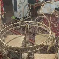 میز و صندلی چهار نفره فرفورژه