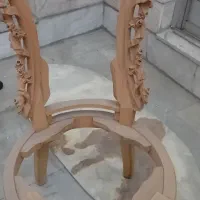 ۲عدد کلاف مبل خام نقش دارهمراه با عسلی