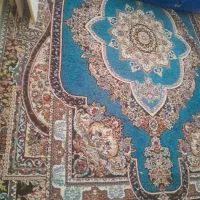 فرش۷۰۰شانه ۲۵۵۰تراکم فیروزه ای|فرش|کرمانشاه, |دیوار
