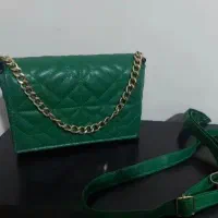 کیف دستی مجلسی سبز نو