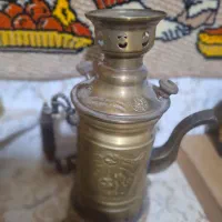 سماور زغالی شیر و خورشید