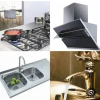 سینک،هود،گاز،فر توکار،شیرالات