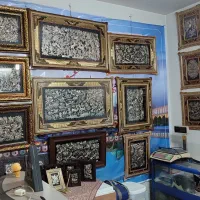 تابلو قلمزنی خاتم ومس