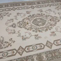 رو فرشی ۳در۴ کرم شکلاتی دو رو