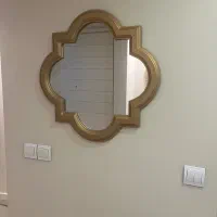 آینه رنگ طلایی