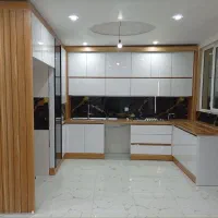 کابینت آشپزخانه/کابینت نئوکلاسیک/ هایگلاس