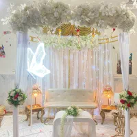 دیزاین عروسی با کمترین هزینه عقد بادکنک آرایی تولد