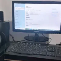 کامپیوتر با مانیتور ۱۹ اینچ سالم کم کارکرد