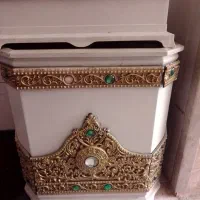 ست سطل اشغال و دستمال کاغذی
