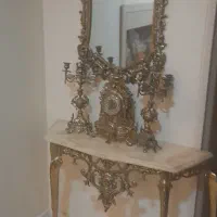 ست آینه کنسول جنس برنج