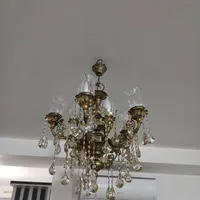 لوستر برنجی اصل ، ۸ شاخه نو