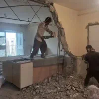 تخریب و بازسازی صفر تا صد ساختمان با اکیپ بختیاری