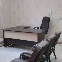 میز ال مدیریتی (۲ میز) +صندلی چرخ دار+صندلی انتظار