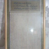 تابلوکل قرآن دریک صفحه قدیمی