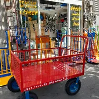 گاری ۸ پر چرخ بار بادی کفی حمل دستی|ابزارآلات|تهران, بازار|دیوار