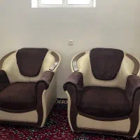 فروش مبل راحتی 7 نفره همراه با عسلی