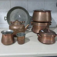 ظروف مسی در حد نو