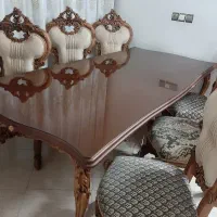 ناهارخوری سلطنتی 6 نفره / چوب راش