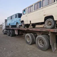 اسقاط مینی بوس خاور  کشنده نیسان۳۸۰۰