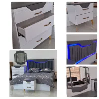 سرویس خواب 2نفره ماهور اقساطی خورموج   مبلمان علی