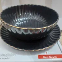 کاسه و دیس گرد چینی