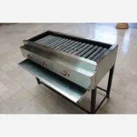 کباب پز گازی سه شعله ۱۵چدن باربیکیو