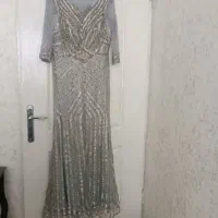 لباس مجلسی حریر سنگدوزی شده  سایز ۴۵  ۴۶