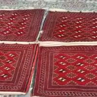 چهار عدد پشتی دستباف ترکمنی نو