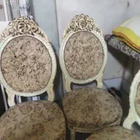 چعار عدد صندلی چوبی