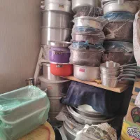 ظروف تفلون و روحی و برنج و مس