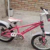 دوچرخه صورتی سایز ۲۲
