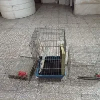 قفس پرنده سه دونه دوتا بزرگ یکی سایز ۴