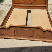 سرویس تخت2نفره تمام چوب کاملا سالم بدون شکستگی