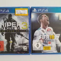 سی دی PS4 بازی فیفا 18 و بازی SNIPER 3