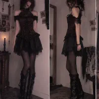لباس مجلسی دخترانه گاثیک Gothic Dress