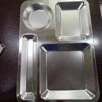 ظرف غذای سلف سرویس غذا خوری ۴ خانه