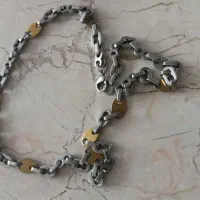 زنجیر گردنبند استیل خالص
