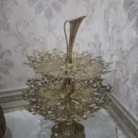 شیرینی خوری برنجی دوچرخه طبقه