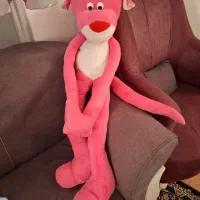 عروسک پلنگ صورتی