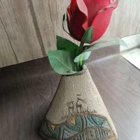 گلدان سنتی کار دست با جای عود نونو