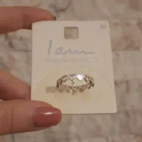 انگشتر نقره قلبی