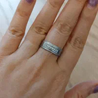 بدلیجات استیل رنگ ثابت گوشواره انگشتر حلقه نیم ست