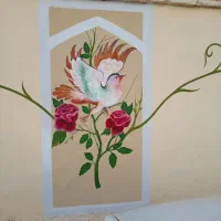 آموزش نقاشی دیواری