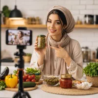 استخدام مدل خانم برای پیج موادغذایی دراینستاگرام