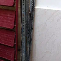 ۷ عدد پایه قفسه فلزی پیچ و مهره ای برای ساخت قفس و